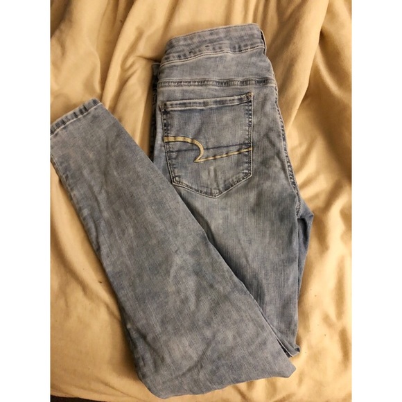 American Eagle Acid Wash Skinny Jeans - Picture 3 of 7